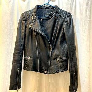 Zara faux-leather jacket